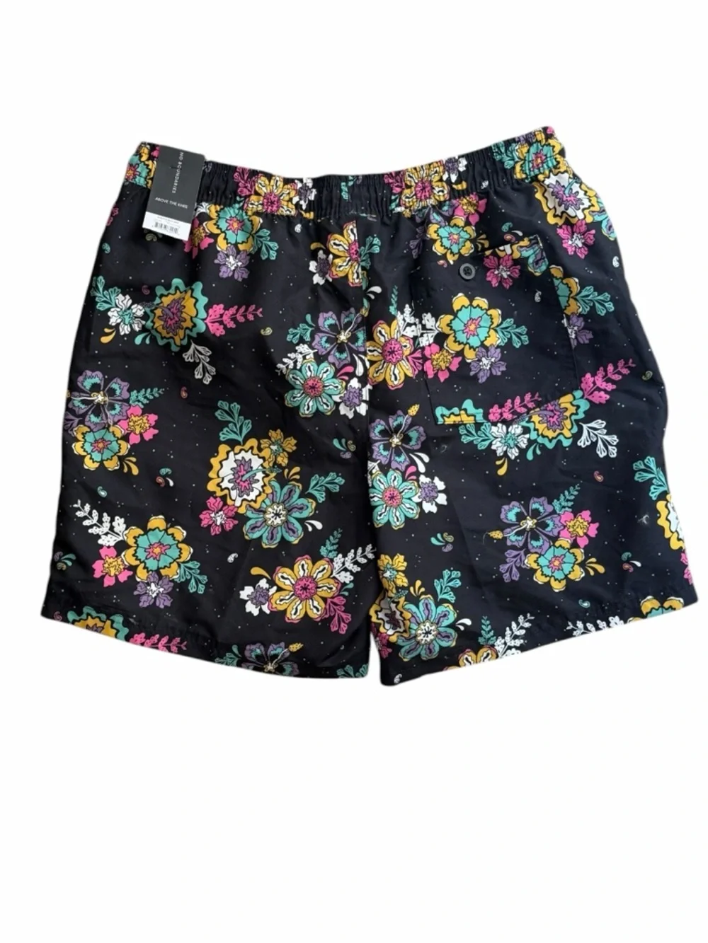 NWT M No Boundaries Pool Party Swim Trunks Men’s Graphic Print Board Shorts